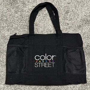 Color Street Classic Black Tote